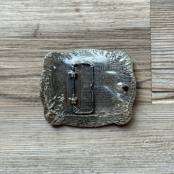 1985 Hesston NFR Belt Buckle 3rd Edition Fred Fellows Anniversary Series - Picture 2 of 3
